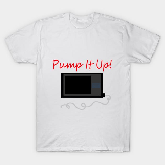 Pump It Up! Red T-Shirt by CatGirl101